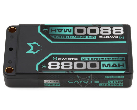Cayote 1/12 1S 145C Racing LiPo Battery (3.7V/8800mAh) w/5mm Bullets