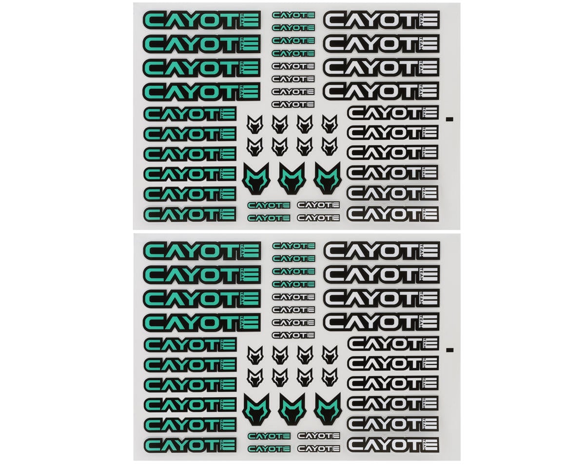 Cayote Decal Sheets (2)