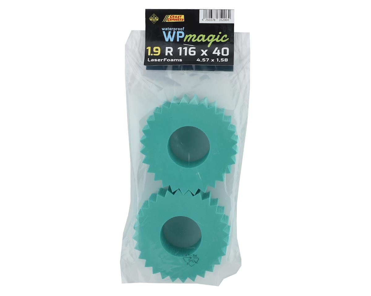 Crazy Crawler LaserFoam "WP Magic" 1.9" Foam Crawler Tire Insert (2) (116x40mm)