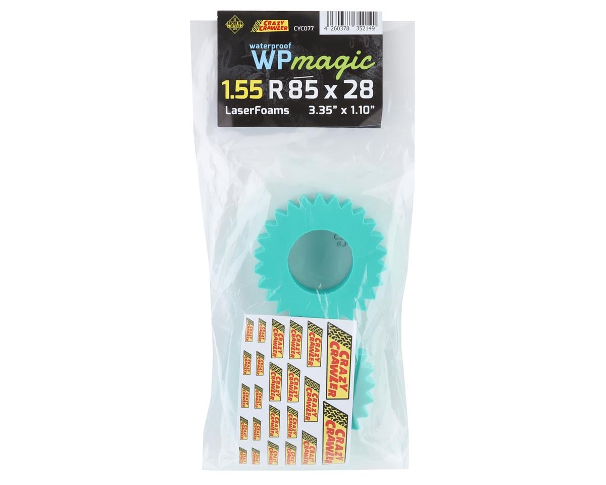 Crazy Crawler LaserFoam "WP Magic" 1.55 Foam Crawler Tire Insert (2) (85x28mm)