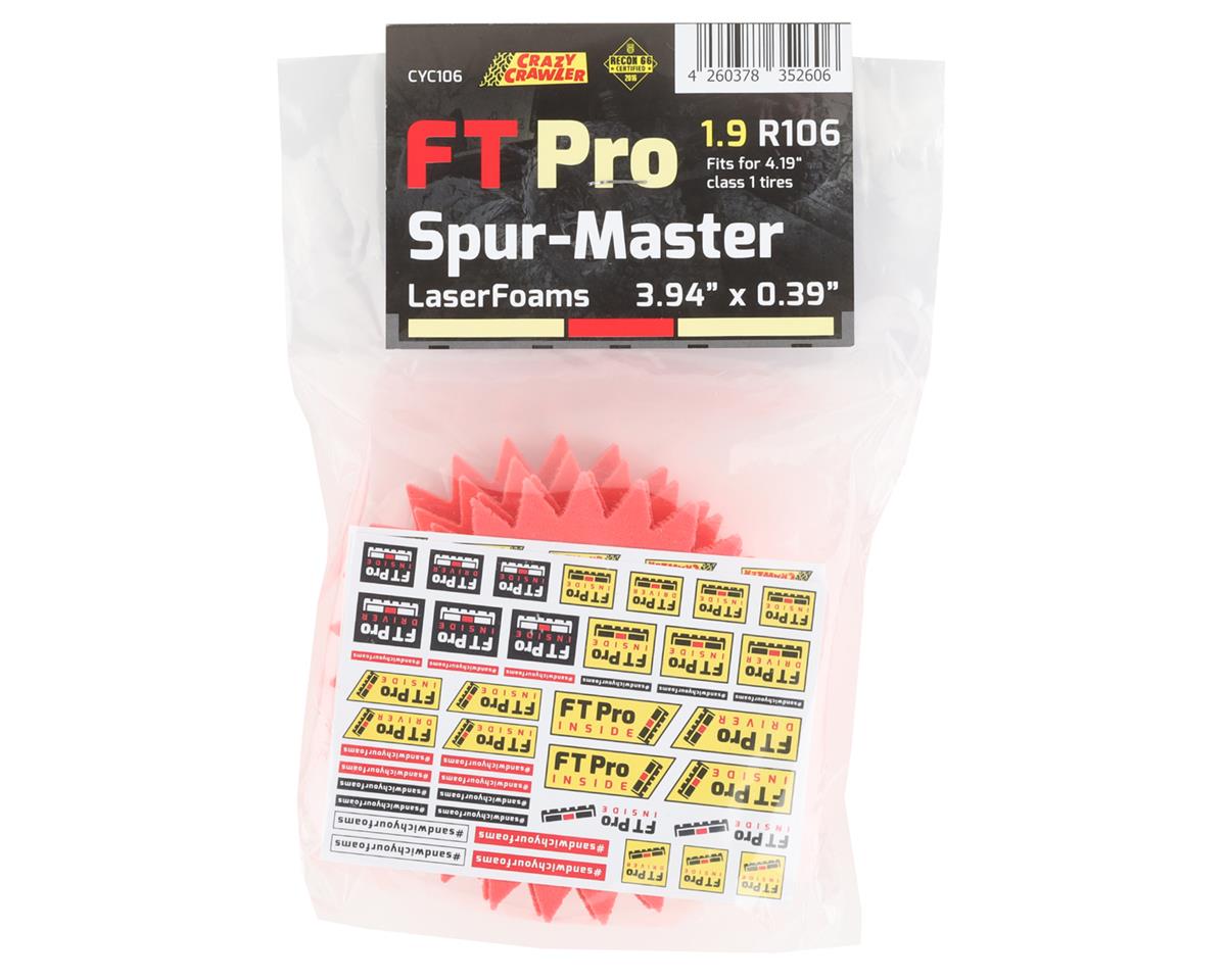 Crazy Crawler LaserFoam Class 1 FT Pro Spur Master 1.9" Crawler Tire Insert (4)
