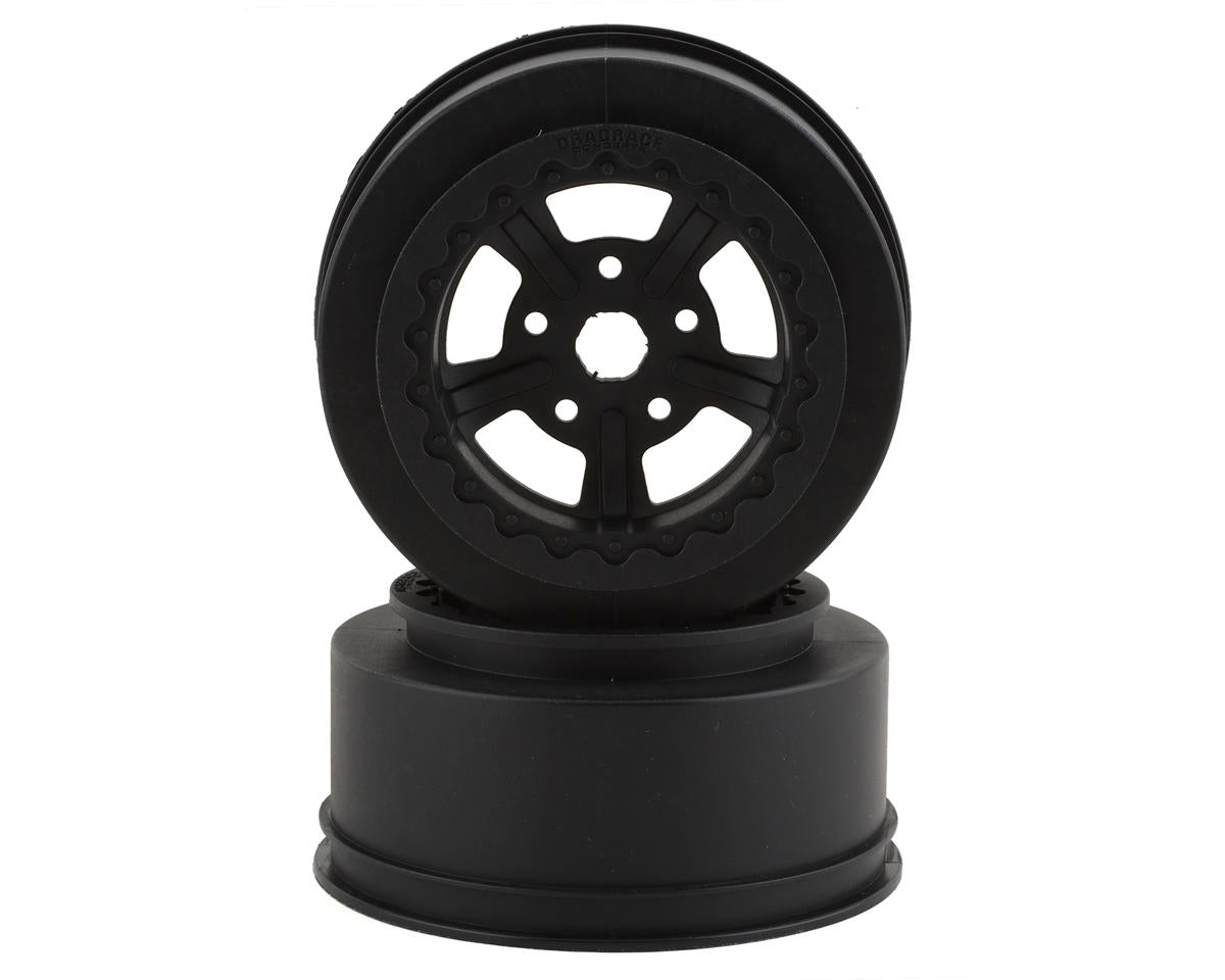 DragRace Concepts Speedline 2.2/3.0 Replacement Rear Wheels (Black) (2)