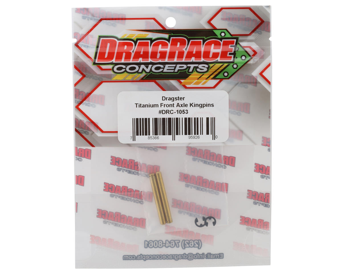DragRace Concepts Dragster Titanium Front Axle Kingpins (2)