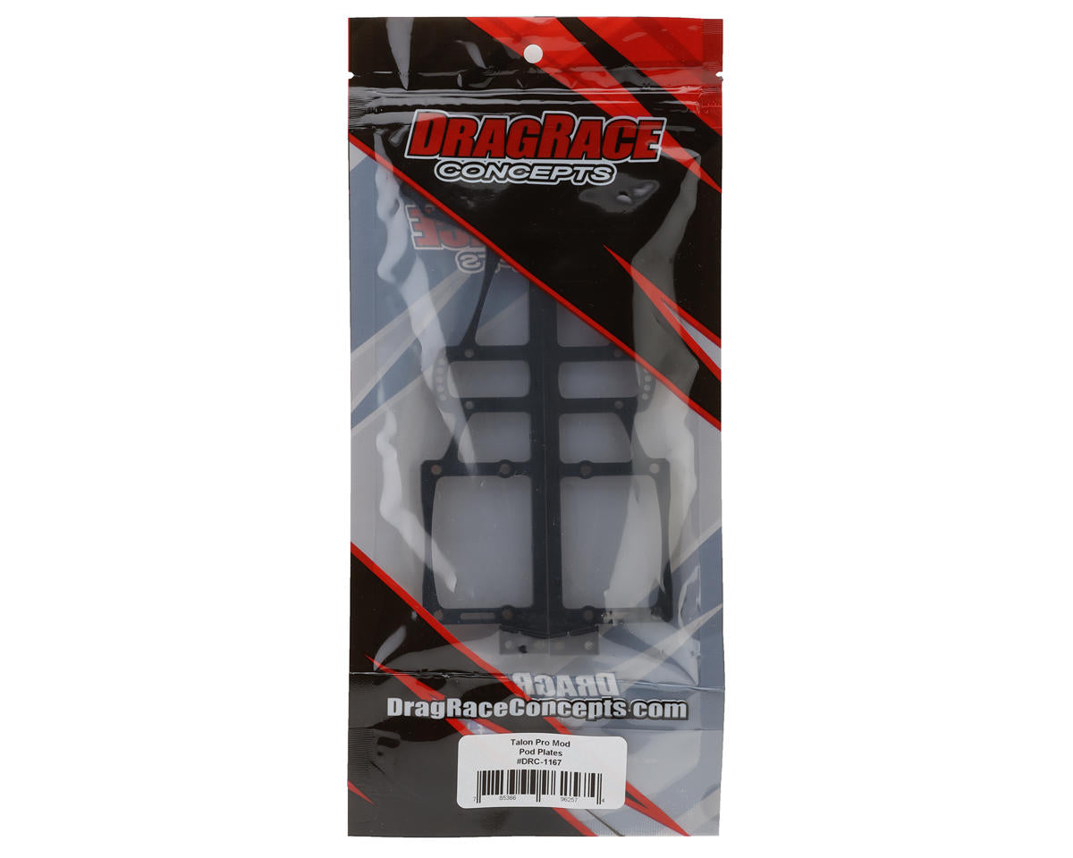 DragRace Concepts Talon Pro Mod Aluminum Rear Pod Plate (2)