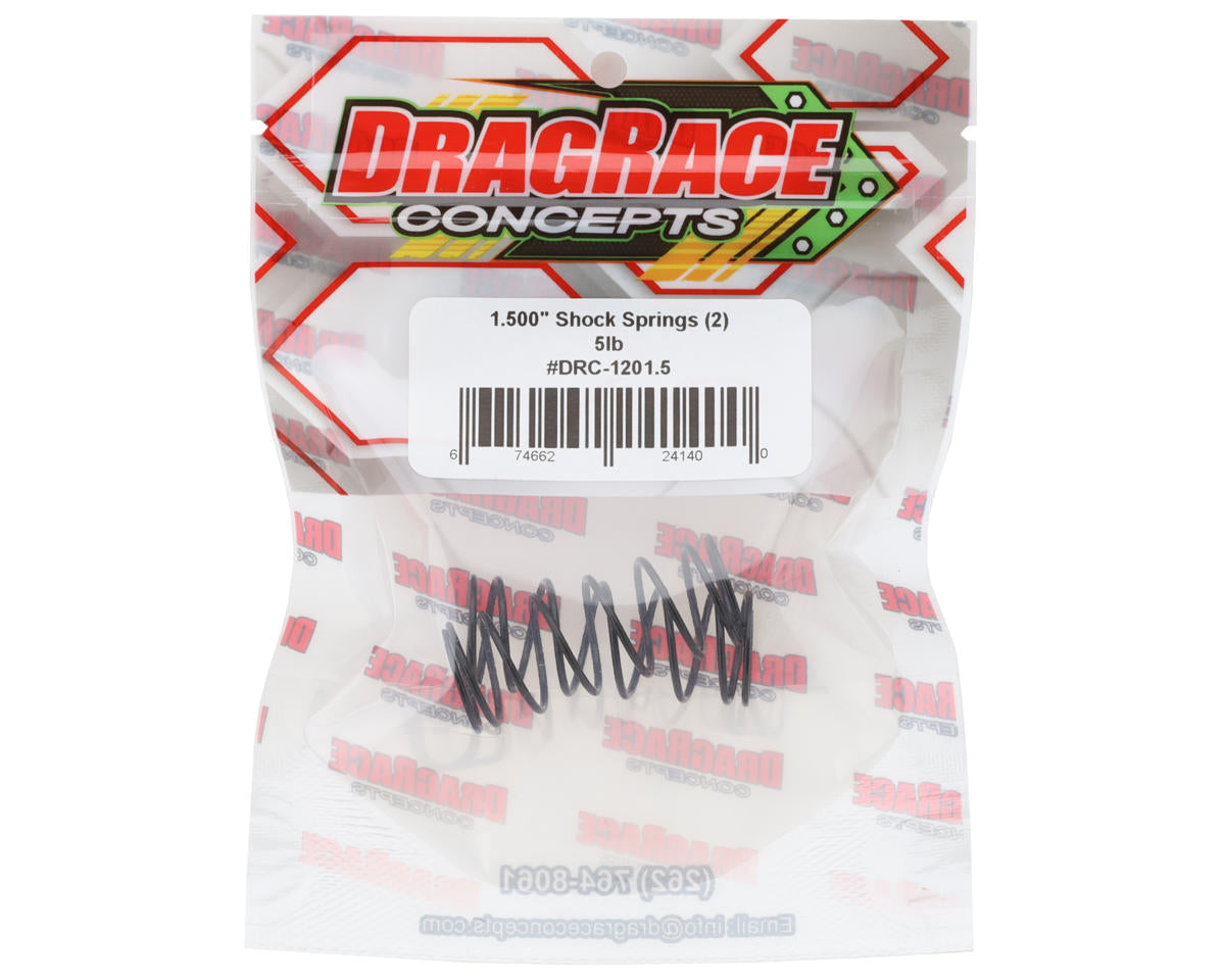 DragRace Concepts 1.500"  Super Flow Shock 13.5mm Springs (5lb) (2)
