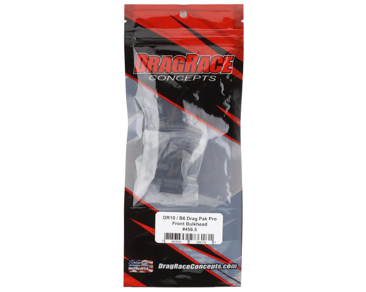 DragRace Concepts DR10/B6 Drag Pak Pro Spec Aluminum Front Bulkhead (Black)