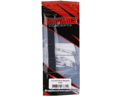 DragRace Concepts Self Stick Chassis Weights (Black) (4) (1oz)