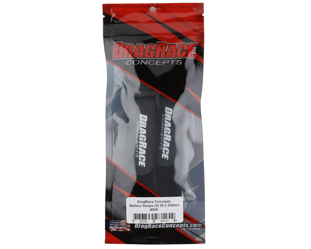 DragRace Concepts Battery Straps (2) (25x330mm)