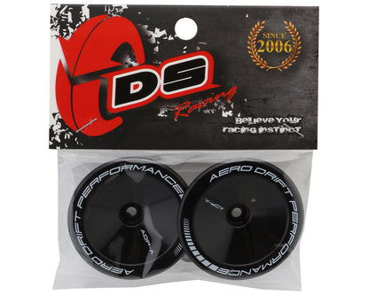 DS Racing Sloped Aero Drift Wheel Covers (Black) (2)