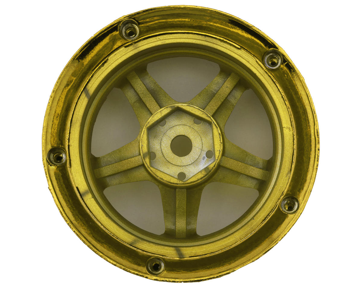 DS Racing Drift Element 5 Spoke Drift Wheels (Gold Chrome) (2)