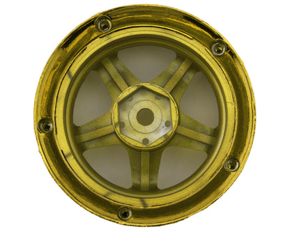 DS Racing Drift Element 5 Spoke Drift Wheels (Gold Chrome) (2)