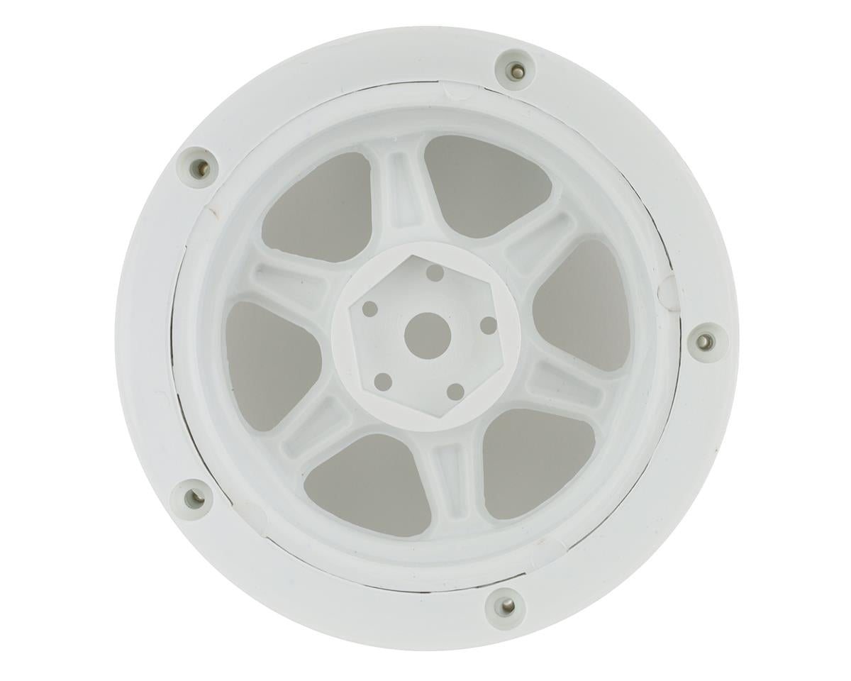 DS Racing Drift Element 6 Spoke Drift Wheels (Triple White) (2)