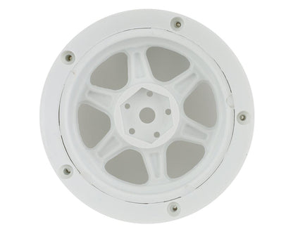 DS Racing Drift Element 6 Spoke Drift Wheels (Triple White) (2)
