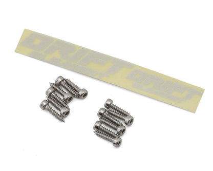 DS Racing Drift Element 6 Spoke Drift Wheels (Flu Yellow/Chrome Lip/Black Rivet)
