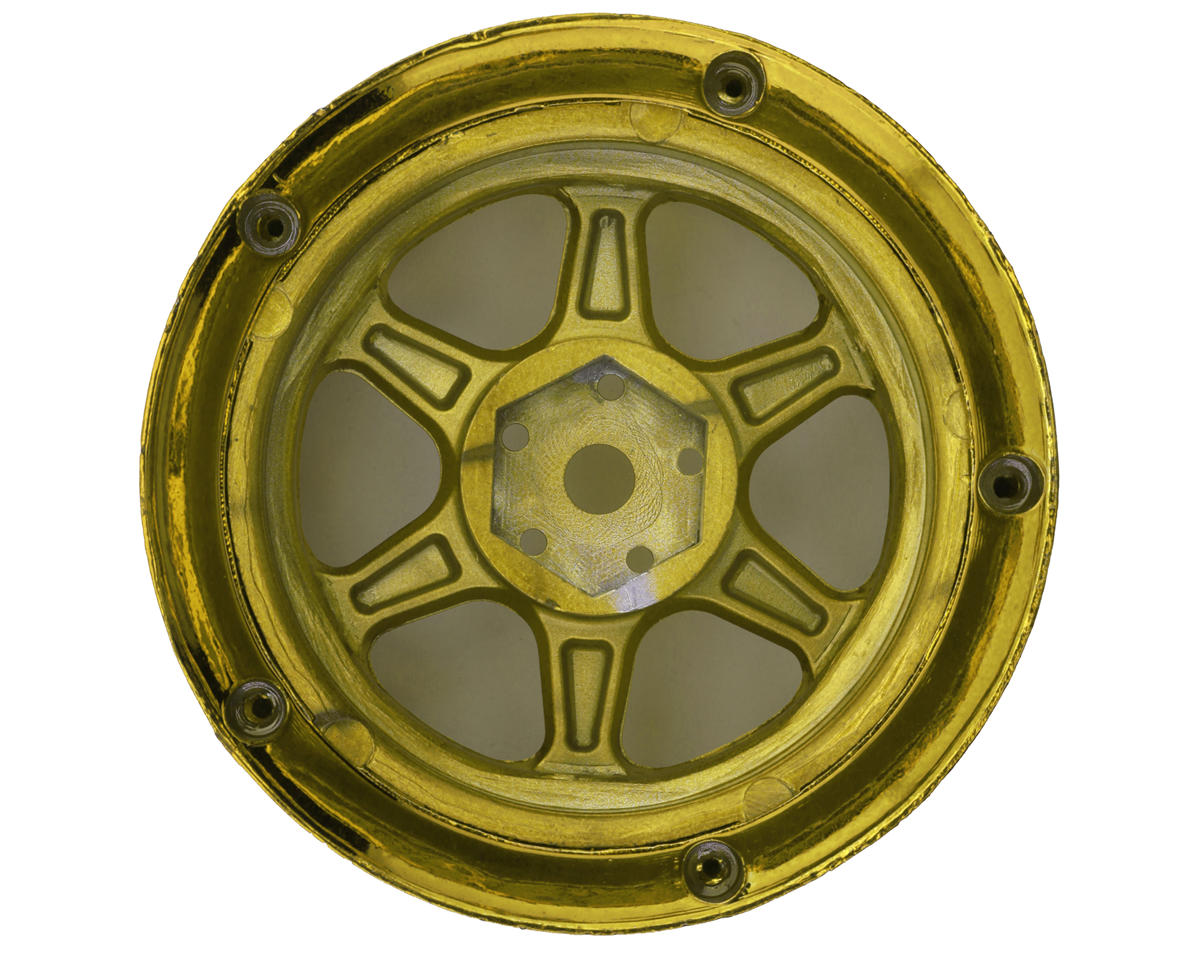 DS Racing Drift Element 6 Spoke Drift Wheels (Gold Chrome) (2)