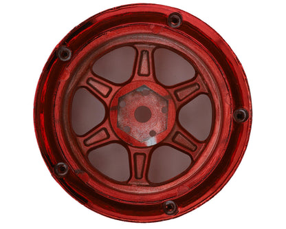 DS Racing Drift Element 6 Spoke Drift Wheels (Red Chrome) (2)