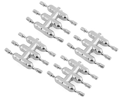 DS Racing Drift Element Scale Lug Nuts (Chrome) (24) (Short)