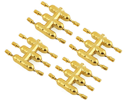 DS Racing Drift Element Scale Lug Nuts (Gold Chrome) (24) (Short)