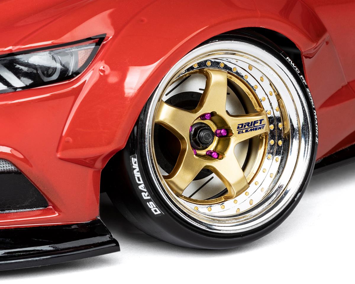 DS Racing Drift Element Scale Lug Nuts (Purple) (24) (Short)
