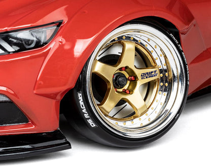 DS Racing Drift Element Scale Lug Nuts (Red) (24) (Short)