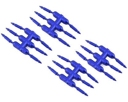 DS Racing Drift Element Scale Bullet Lug Nuts (Blue) (24)