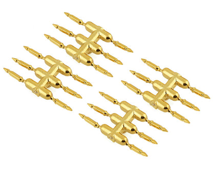 DS Racing Drift Element Scale Bullet Lug Nuts (Gold Chrome) (24)