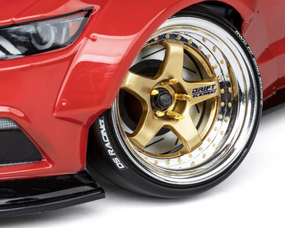 DS Racing Drift Element Scale Bullet Lug Nuts (Gold Chrome) (24)