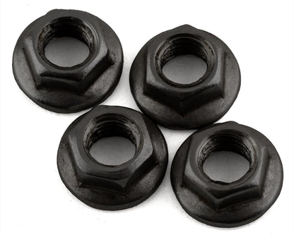 DS Racing 4x5.5mm Stainless Steel Wheel Nuts (Black) (4)