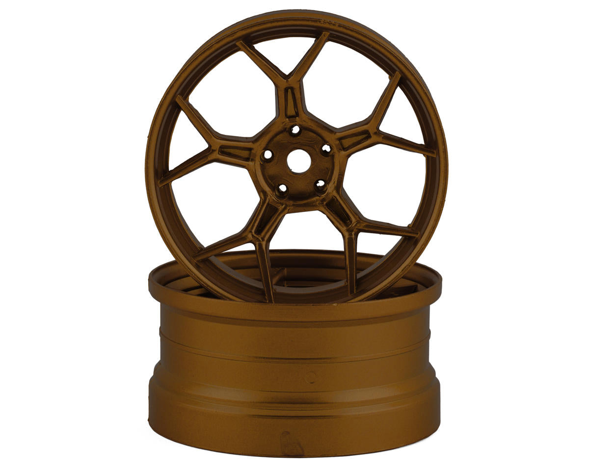 DS Racing Feathery Split Spoke Drift Wheels (Bronze) (2) (6mm Offset)