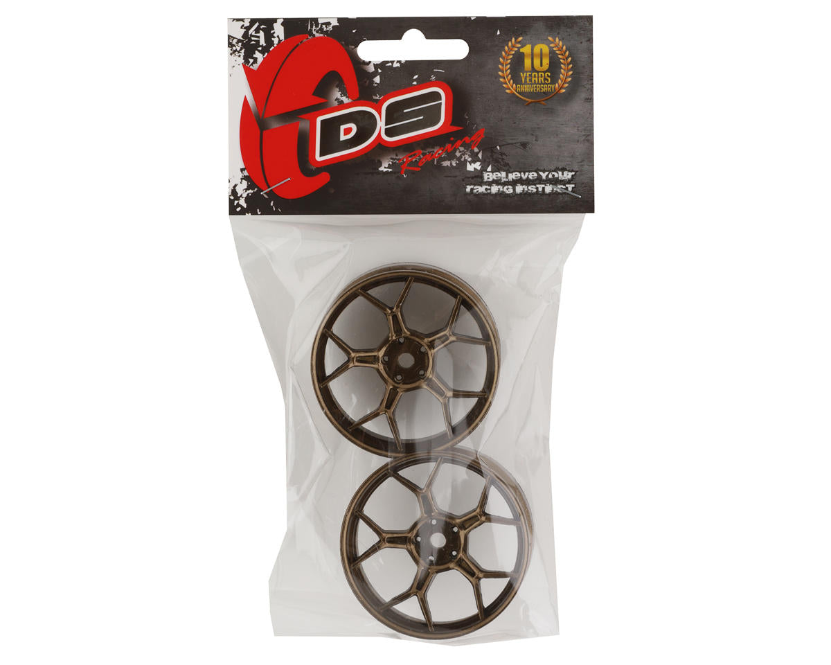 DS Racing Feathery Split Spoke Drift Wheels (Bronze) (2) (6mm Offset)
