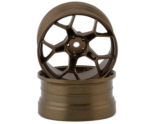 DS Racing Feathery Split Spoke Drift Wheels (Bronze) (2) (8mm Offset)