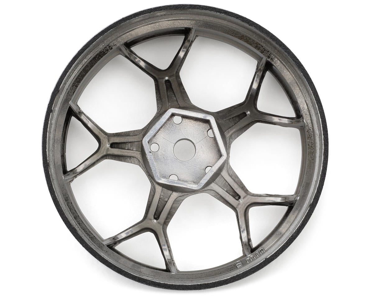 DS Racing Feathery Split Spoke Drift Wheels (Chrome) (2) (8mm Offset)