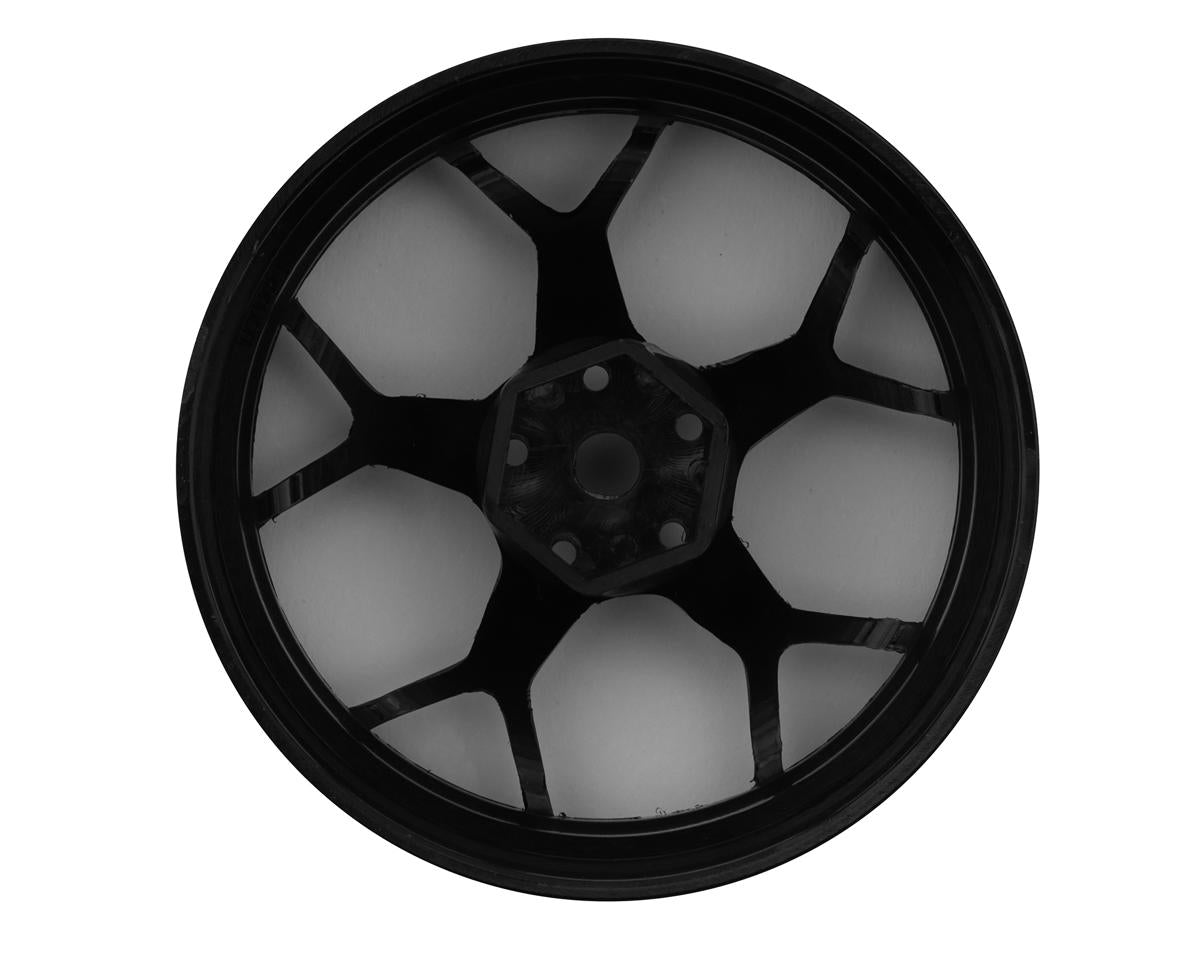 DS Racing Feathery Split Spoke Drift Wheels (Black) (2)