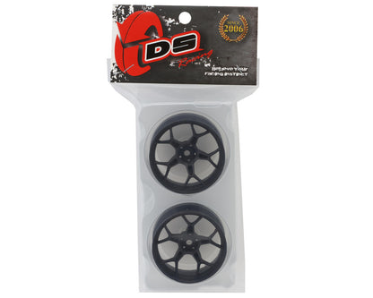 DS Racing Feathery Split Spoke Drift Wheels (Black) (2)