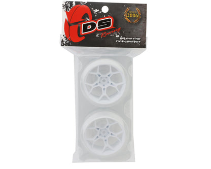 DS Racing Feathery Split Spoke Drift Wheels (White) (2)