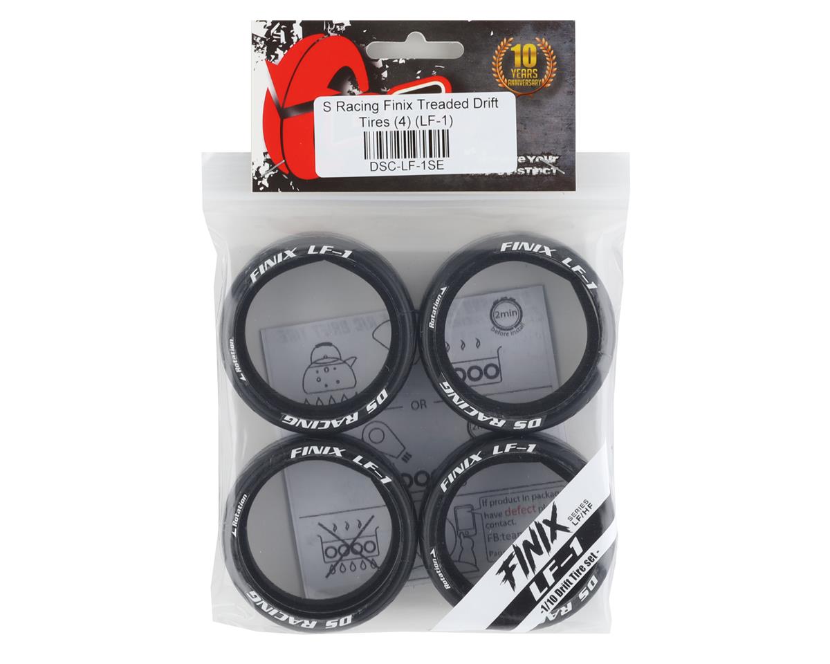 DS Racing Finix Treaded Drift Tires (4) (LF-1)