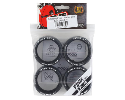 DS Racing Finix Treaded Drift Tires (4) (LF-4)