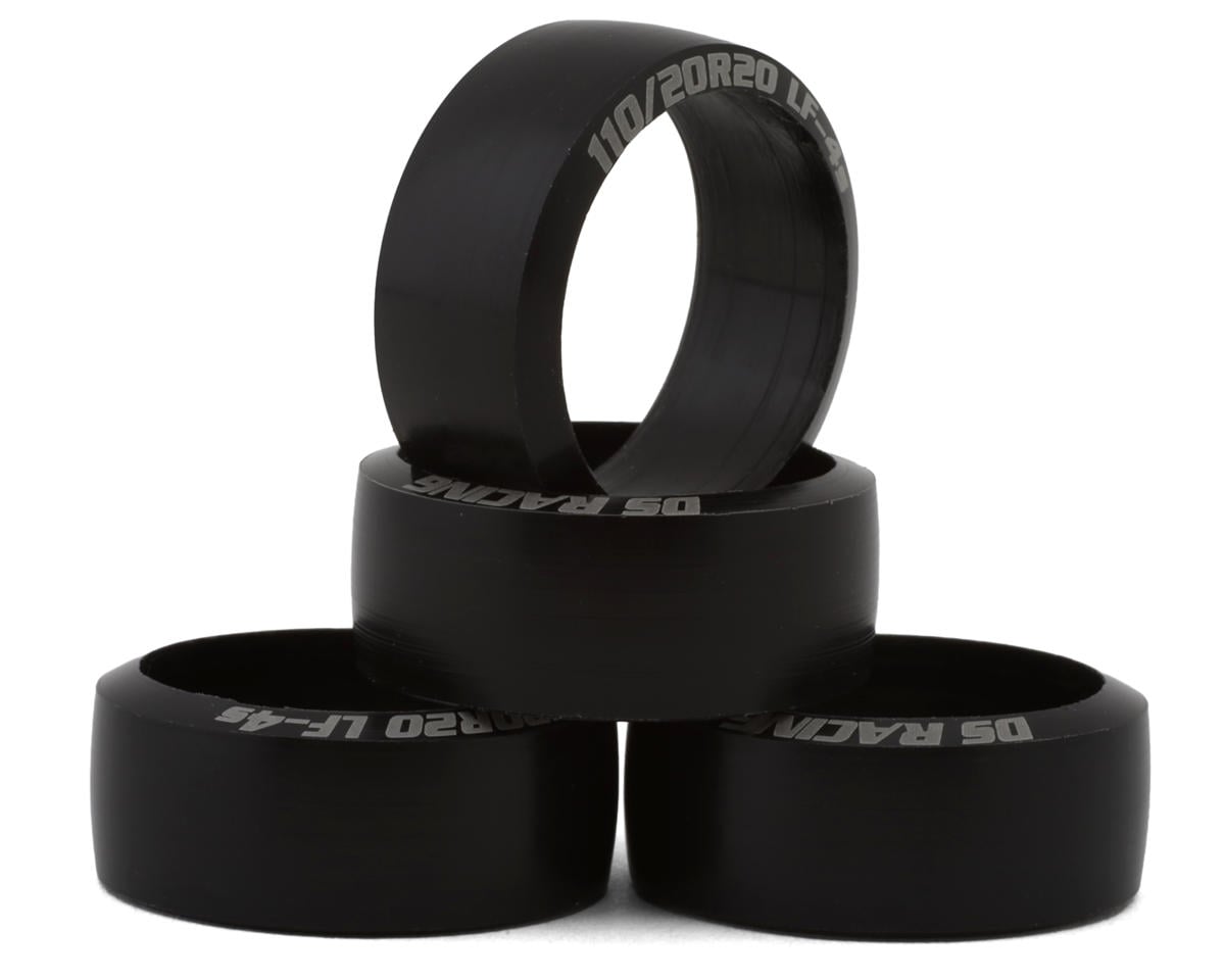 DS Racing Mini-Z Low Profile 11mm Wide Rear Drift Tires (4) (LF-4S)