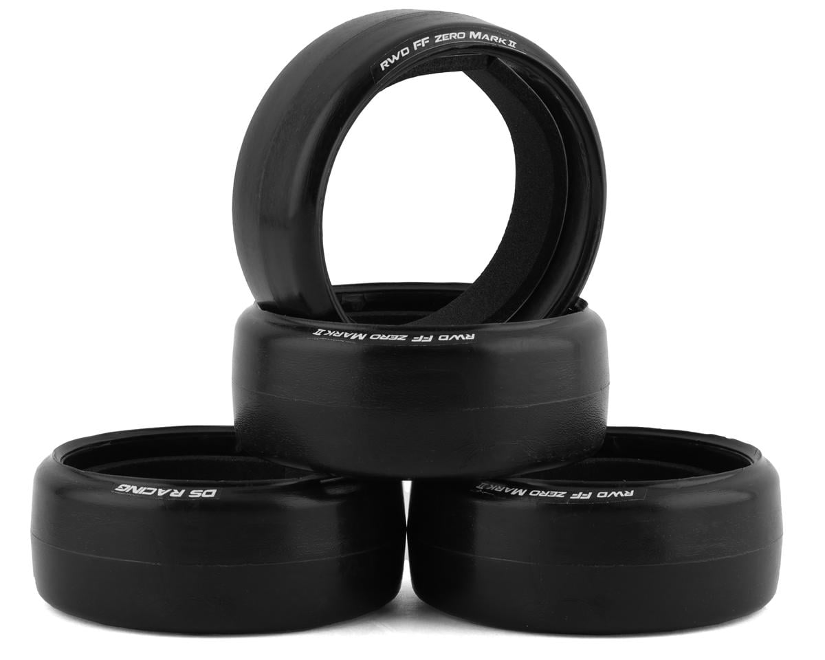 DS Racing Slick Drift Tires (4) (RWD FF Zero Mark II) (FF Zero Mark II)