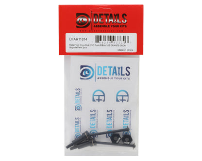 Hobby Details Arrma® Granite™ Grom Front Metal CVD Driveshaft Set (2)