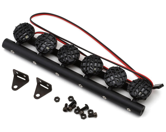 Hobby Details Round IPF LED Light Roof Bar (White) (6-8.4V) (150mm) w/L-Mounts