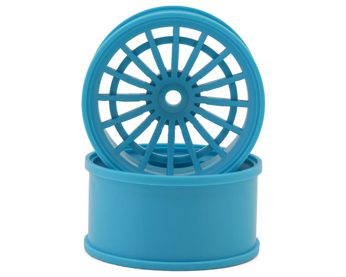 Eastbay Sliders JT18 1/10 Drift Wheels (Cyan) (2) (8mm Offset)