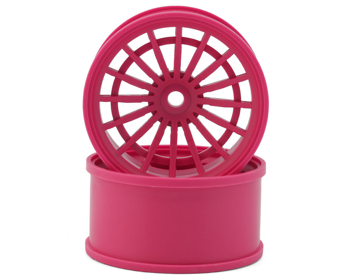 Eastbay Sliders JT18 1/10 Drift Wheels (Magenta) (2) (6mm Offset)