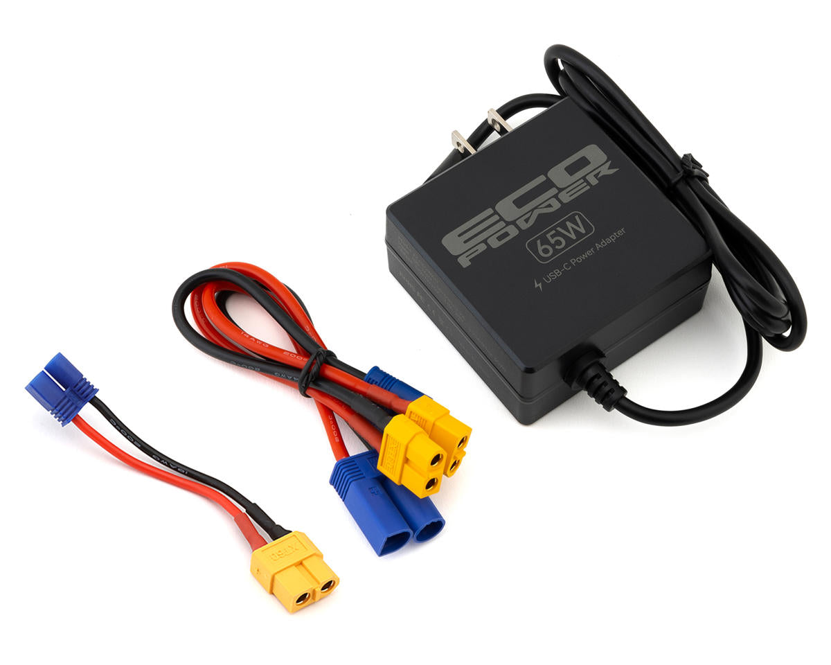 EcoPower Intelligent 2S 850mAh EC2 LiPo Battery/"Electron Mini" Charger Bundle