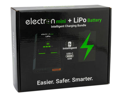 EcoPower Intelligent 2S 5000mAh EC3 LiPo Battery/"Electron Mini" Charger Bundle