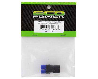 EcoPower One Piece Adapter Plug (EC3 Male to T-Plug Female)