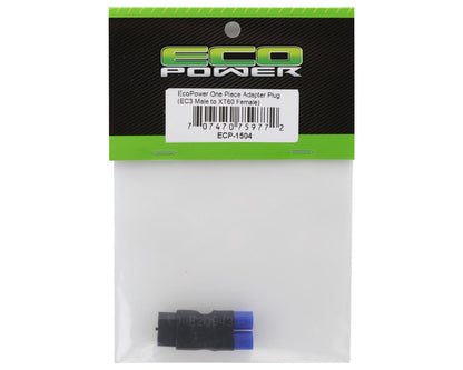 EcoPower One Piece Adapter Plug (EC3 Male to XT60 Female)
