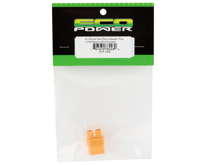 EcoPower One Piece Adapter Plug (XT60 Male to EC3 Female)