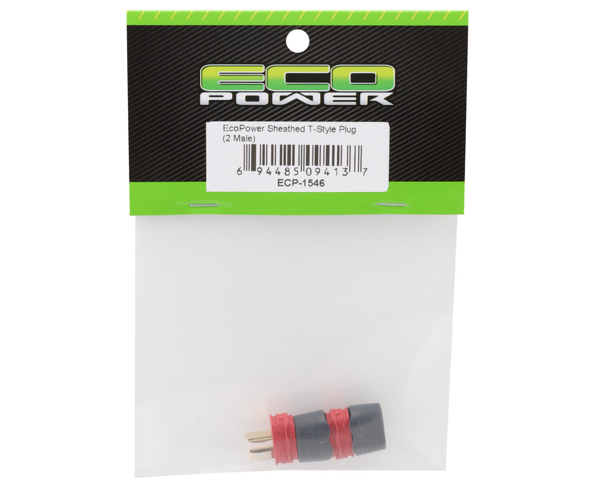 EcoPower Sheathed T-Style Plug (2 Male)