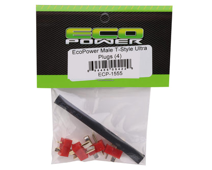 EcoPower T-Style Ultra Plugs (4 Male)